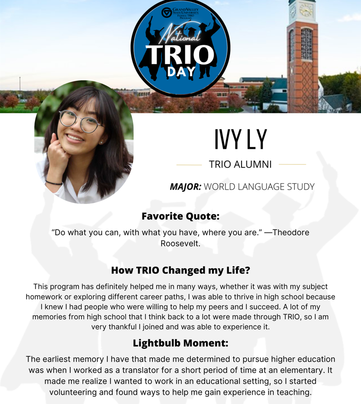 Alumni Spotlight - Ivy Ly Spotlight
